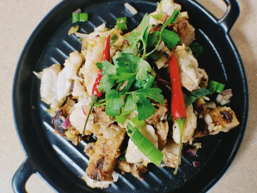 Global cuisine dish representing international restaurants